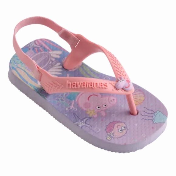 Havaianas Baby Girl Flip Flops Peppa Pig Size 4C NWT - Picture 3 of 10